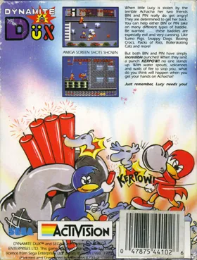 Dynamite Dux box cover back